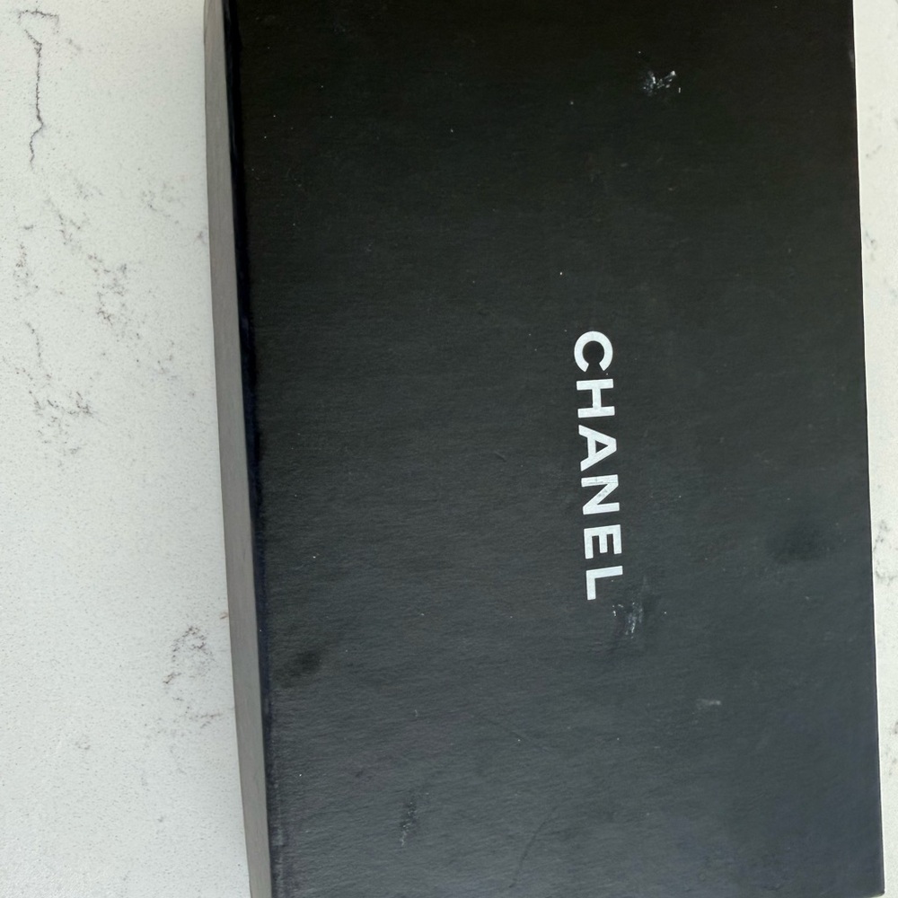 CHANEL Black Logo Box